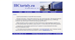 Desktop Screenshot of ibctartaly.eu
